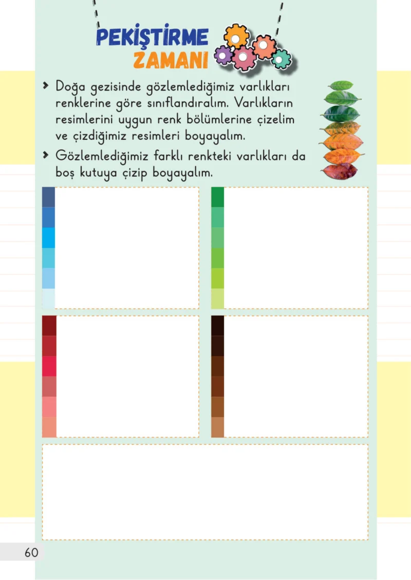 1. Sınıf Hayat Bilgisi Ders Kitabı Cevapları Meb Yayınları 2. Kitap Sayfa 60