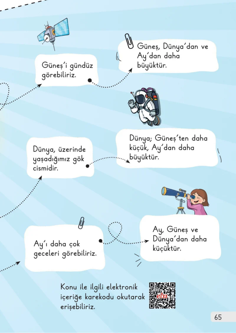 1. Sınıf Hayat Bilgisi Ders Kitabı Cevapları Meb Yayınları 2. Kitap Sayfa 65