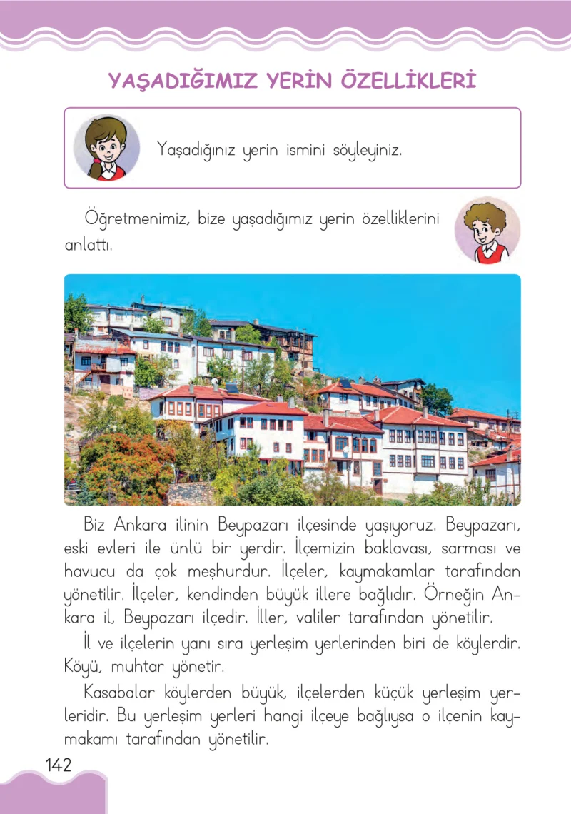 1. Sınıf Hayat Bilgisi Ders Kitabı Cevapları Pasifik Yayınları Sayfa 142