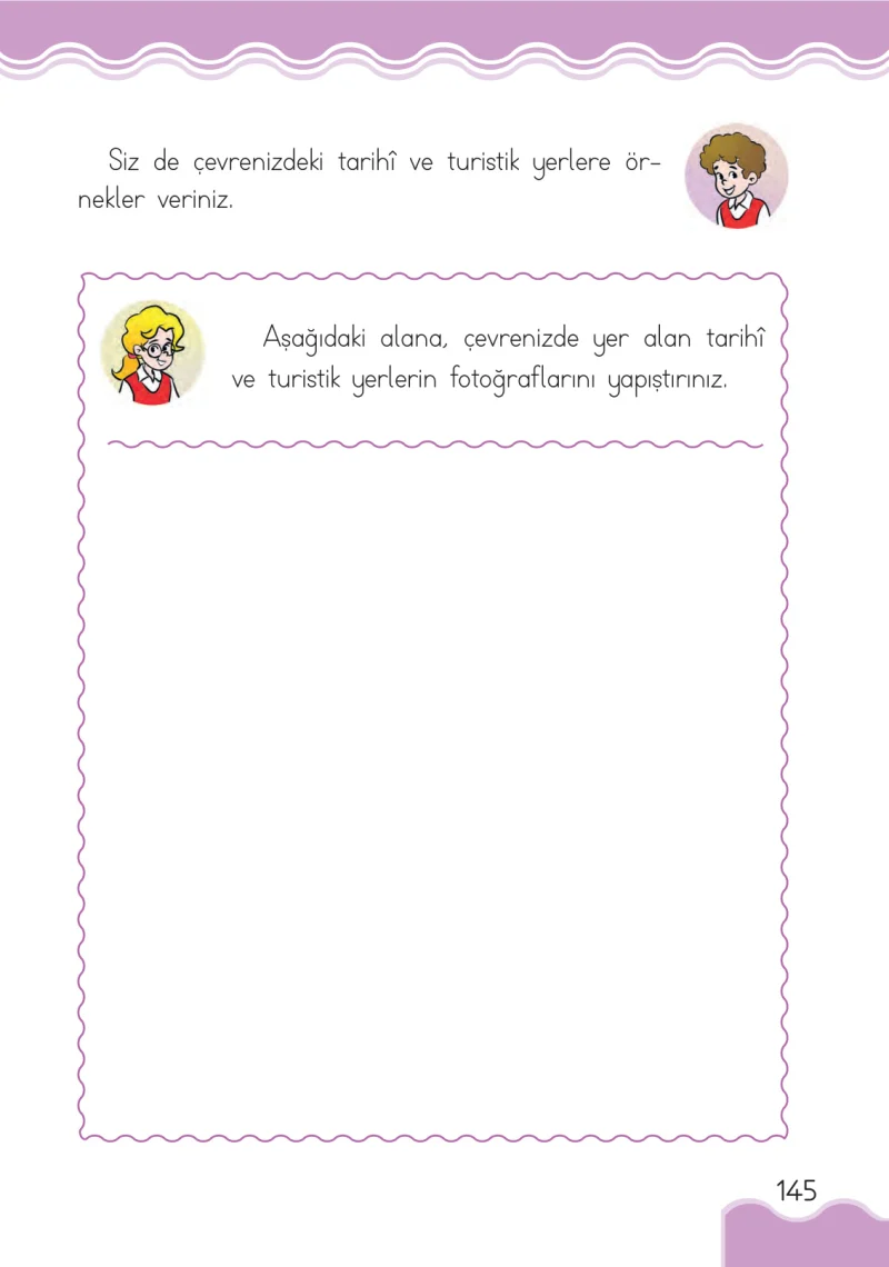 1. Sınıf Hayat Bilgisi Ders Kitabı Cevapları Pasifik Yayınları Sayfa 145
