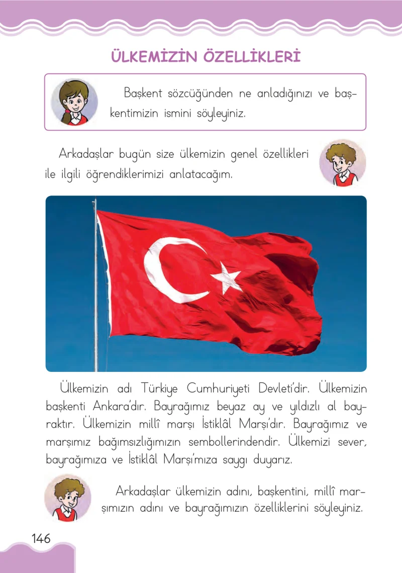 1. Sınıf Hayat Bilgisi Ders Kitabı Cevapları Pasifik Yayınları Sayfa 146