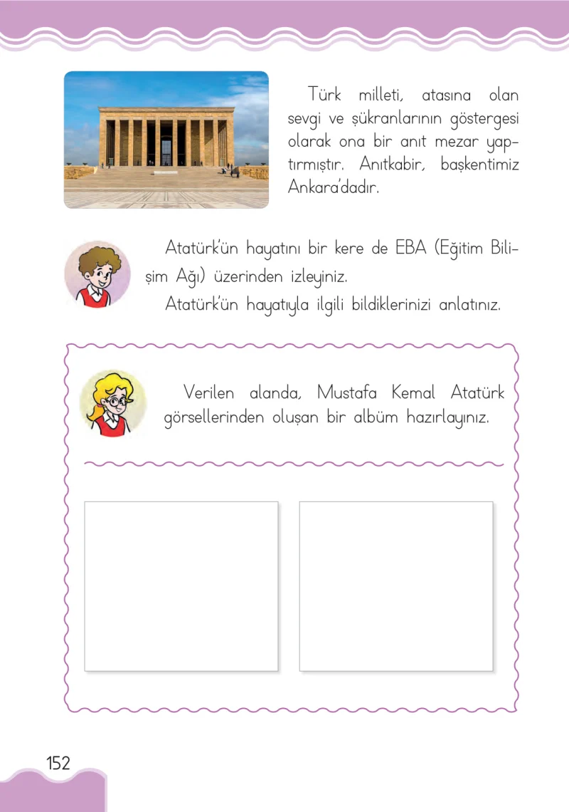 1. Sınıf Hayat Bilgisi Ders Kitabı Cevapları Pasifik Yayınları Sayfa 152