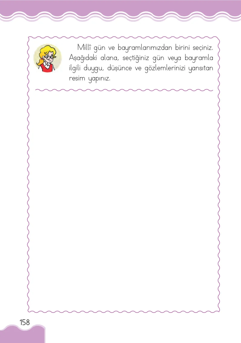 1. Sınıf Hayat Bilgisi Ders Kitabı Cevapları Pasifik Yayınları Sayfa 158