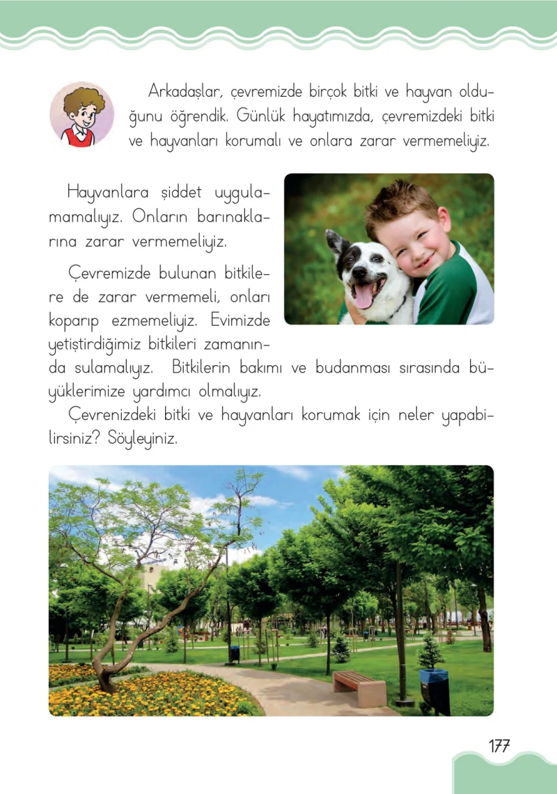 1. Sınıf Hayat Bilgisi Ders Kitabı Cevapları Pasifik Yayınları Sayfa 177