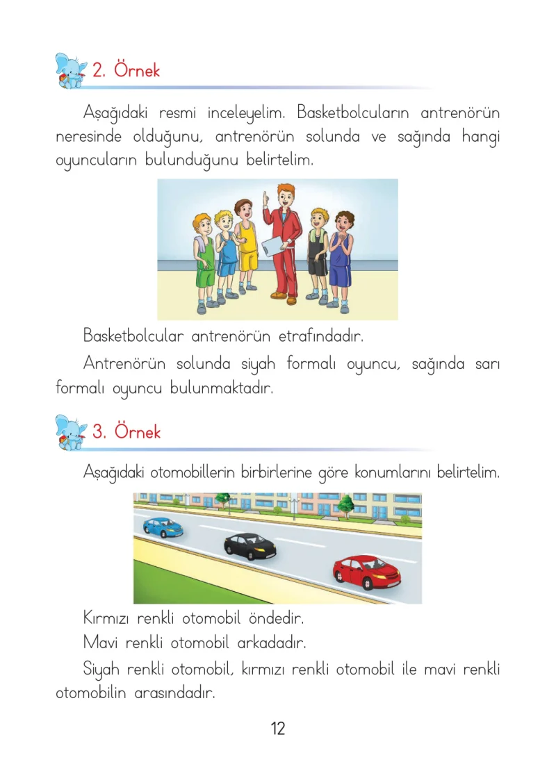 1. Sınıf Matematik Ders Kitabı Cevapları Açılım Yayınları Sayfa 12
