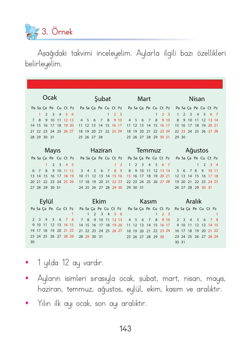 1. Sınıf Matematik Ders Kitabı Cevapları Açılım Yayınları Sayfa 143
