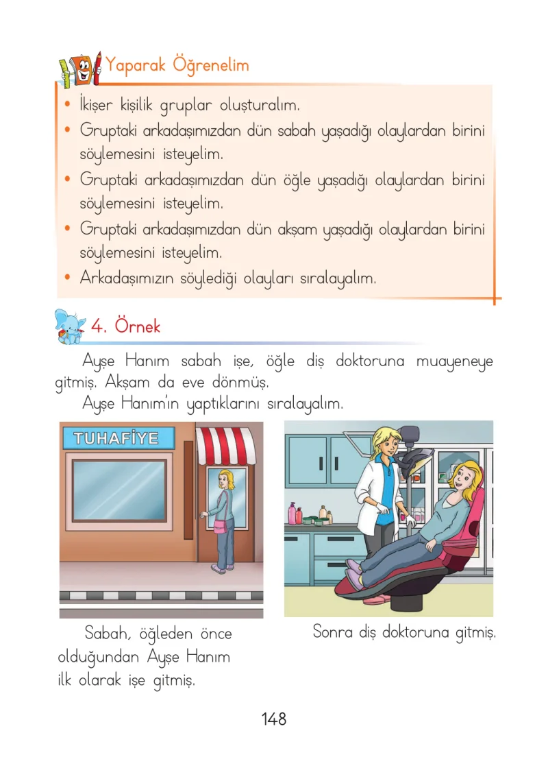 1. Sınıf Matematik Ders Kitabı Cevapları Açılım Yayınları Sayfa 148