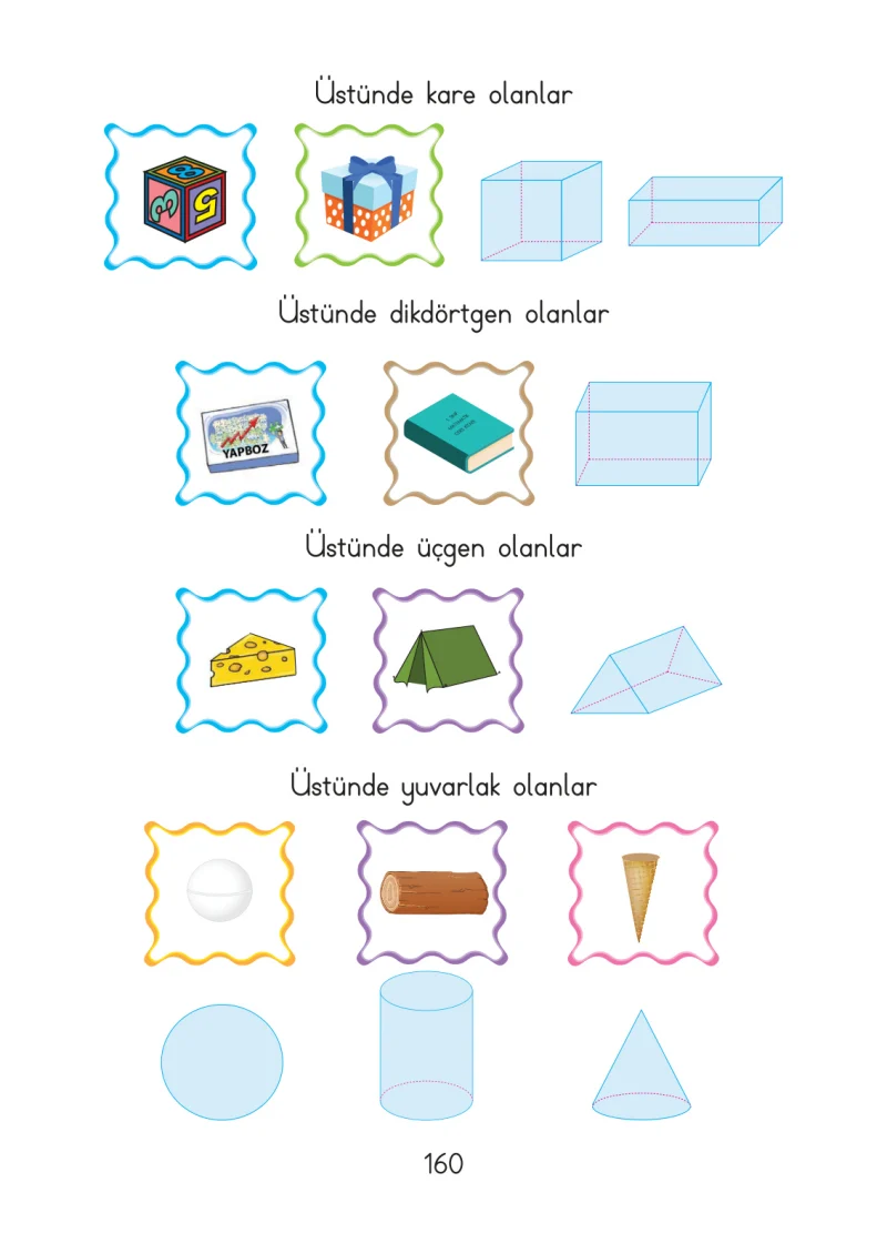 1. Sınıf Matematik Ders Kitabı Cevapları Açılım Yayınları Sayfa 160