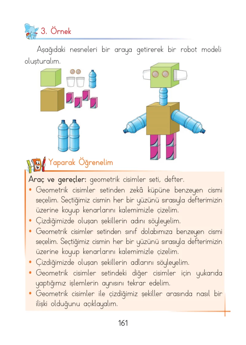 1. Sınıf Matematik Ders Kitabı Cevapları Açılım Yayınları Sayfa 161