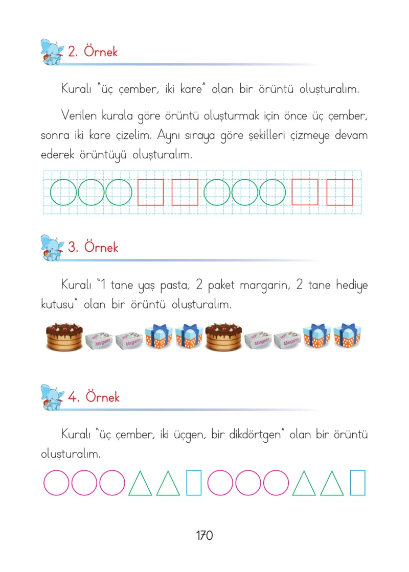 1. Sınıf Matematik Ders Kitabı Cevapları Açılım Yayınları Sayfa 170