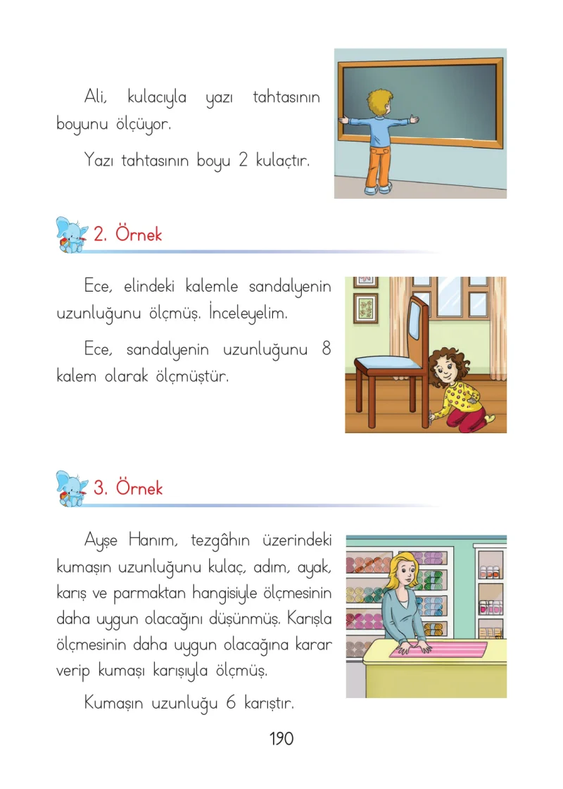 1. Sınıf Matematik Ders Kitabı Cevapları Açılım Yayınları Sayfa 190