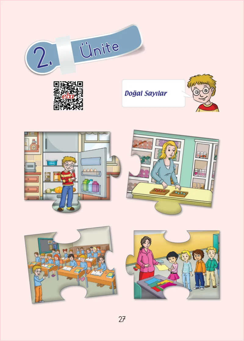 1. Sınıf Matematik Ders Kitabı Cevapları Açılım Yayınları Sayfa 27