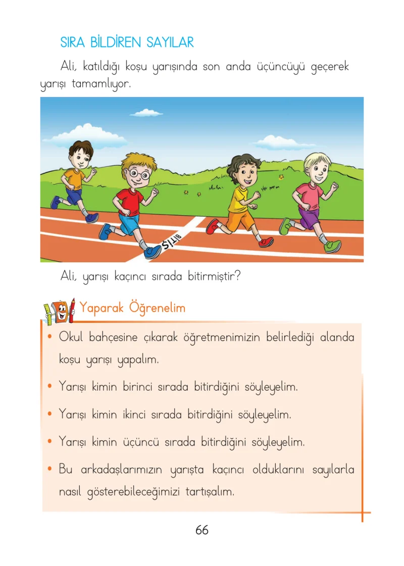 1. Sınıf Matematik Ders Kitabı Cevapları Açılım Yayınları Sayfa 66