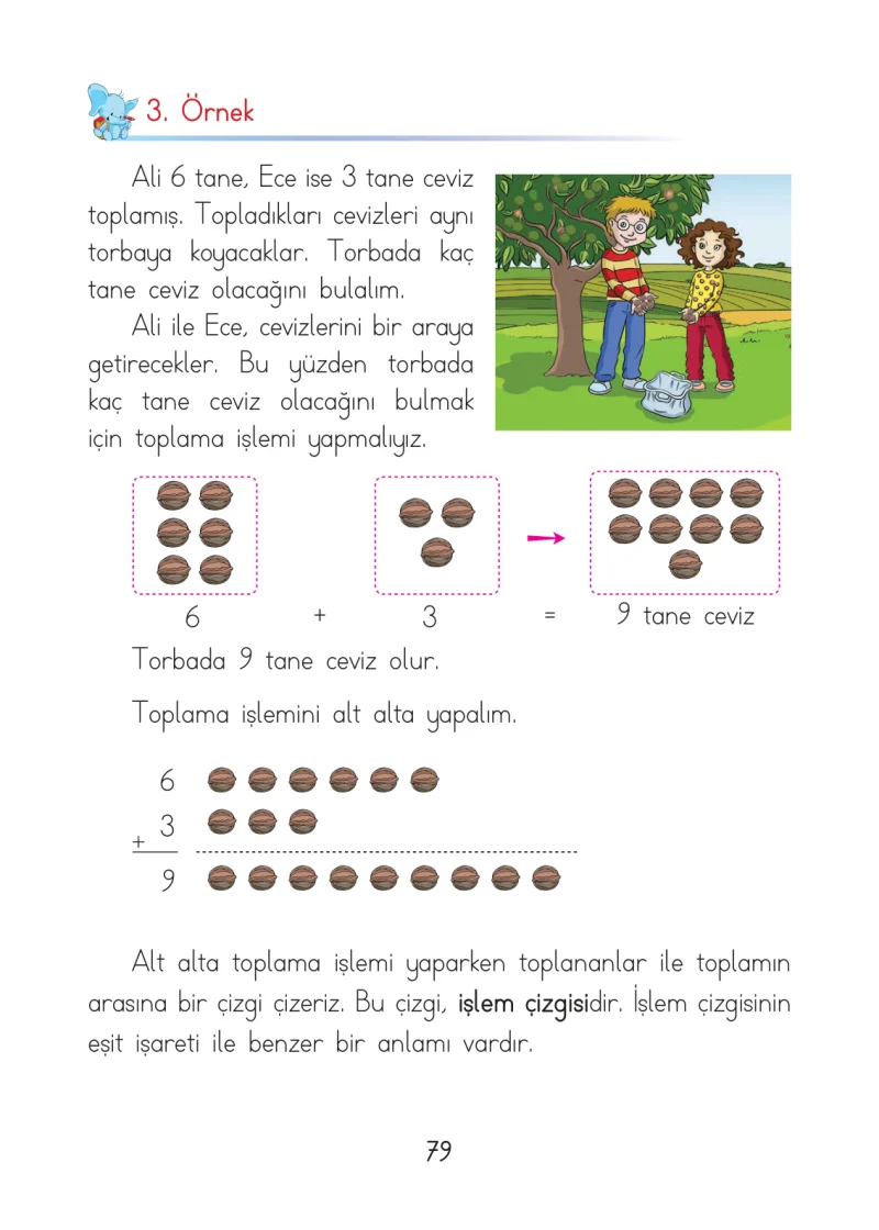 1. Sınıf Matematik Ders Kitabı Cevapları Açılım Yayınları Sayfa 79