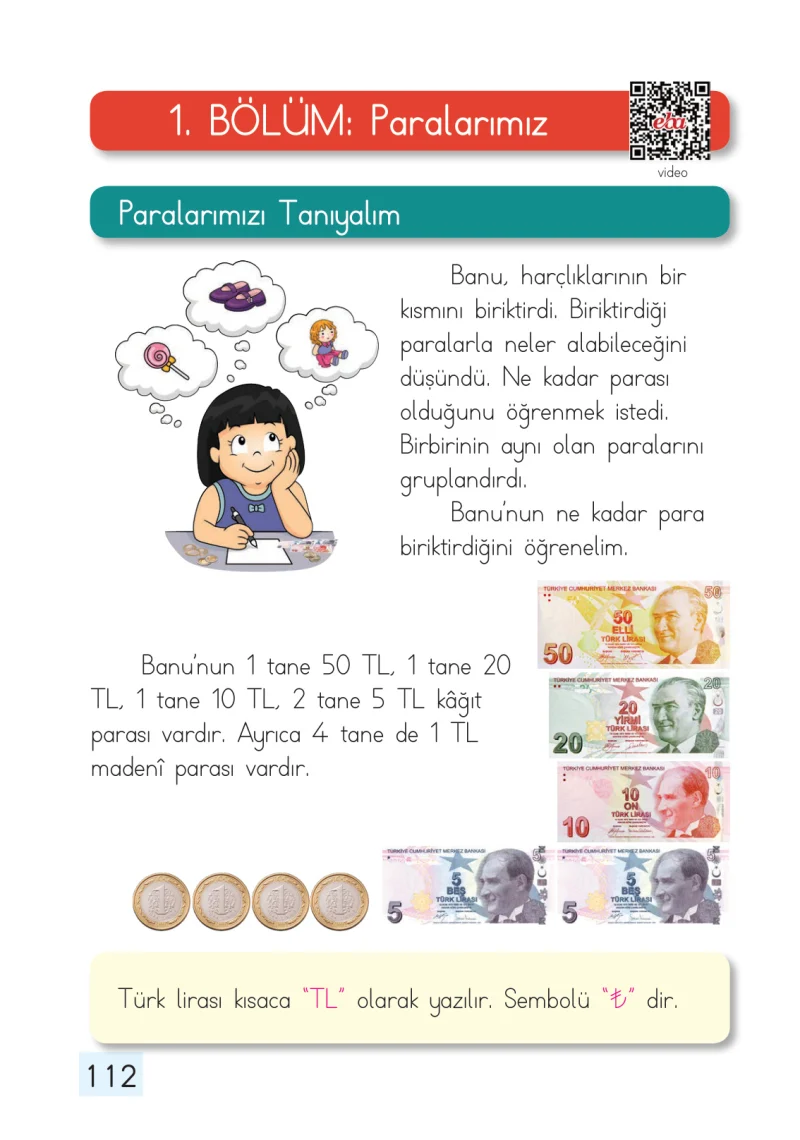 1. Sınıf Matematik Ders Kitabı Cevapları Dizin Yayıncılık Sayfa 112