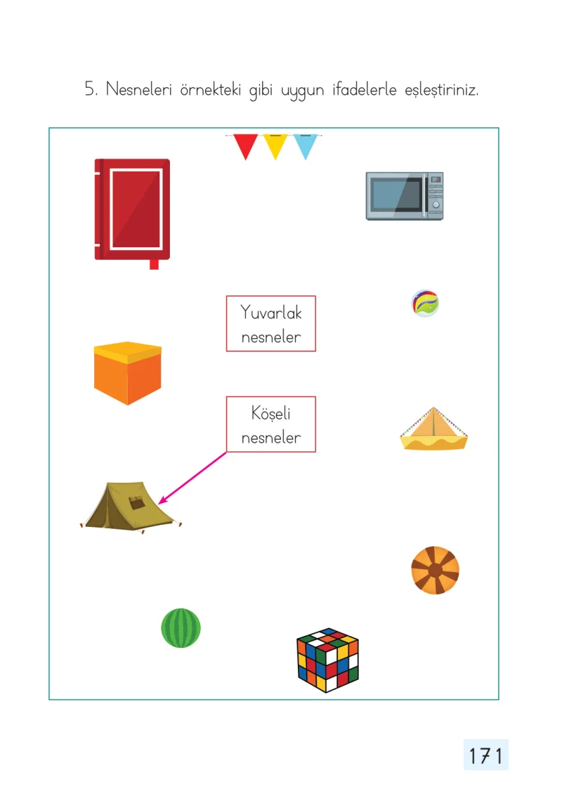 1. Sınıf Matematik Ders Kitabı Cevapları Dizin Yayıncılık Sayfa 171