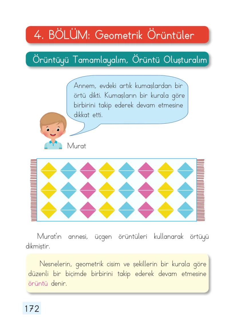 1. Sınıf Matematik Ders Kitabı Cevapları Dizin Yayıncılık Sayfa 172