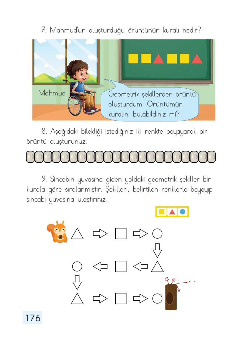 1. Sınıf Matematik Ders Kitabı Cevapları Dizin Yayıncılık Sayfa 176