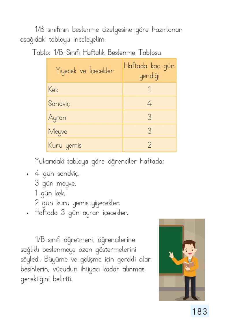 1. Sınıf Matematik Ders Kitabı Cevapları Dizin Yayıncılık Sayfa 183
