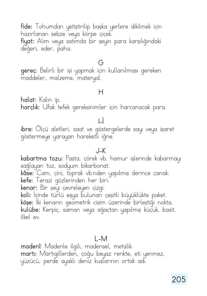 1. Sınıf Matematik Ders Kitabı Cevapları Dizin Yayıncılık Sayfa 205