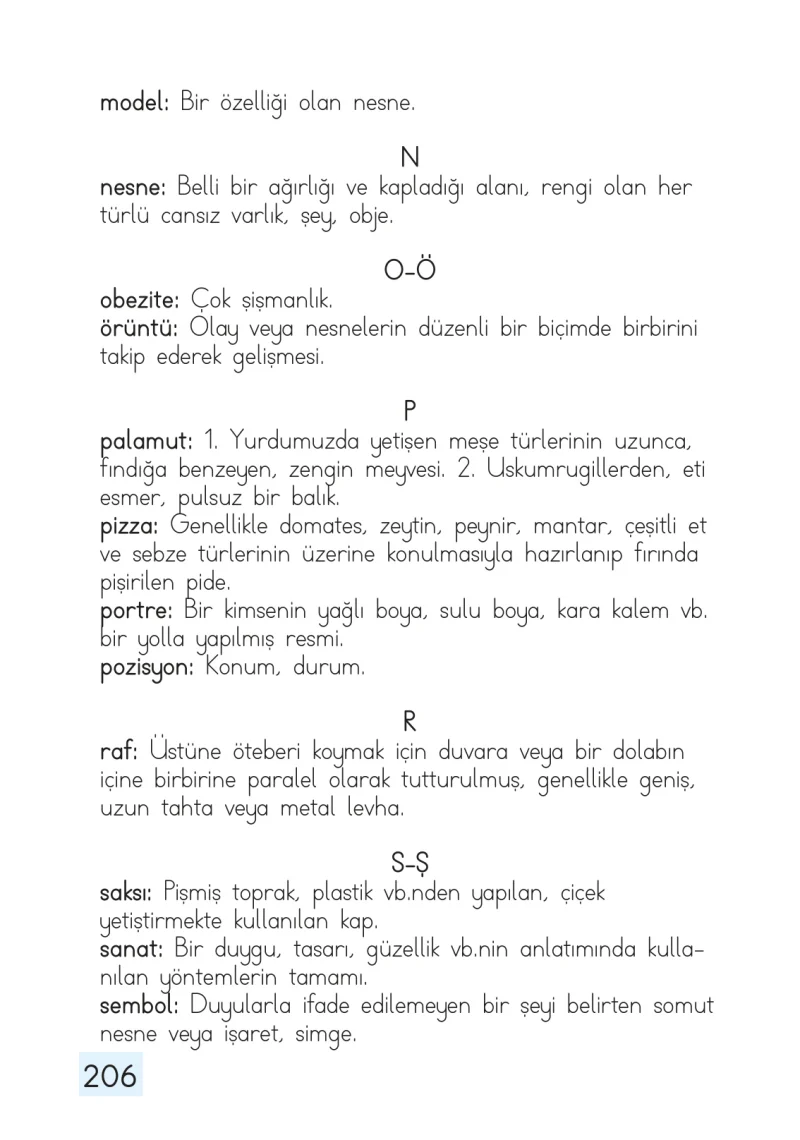 1. Sınıf Matematik Ders Kitabı Cevapları Dizin Yayıncılık Sayfa 206