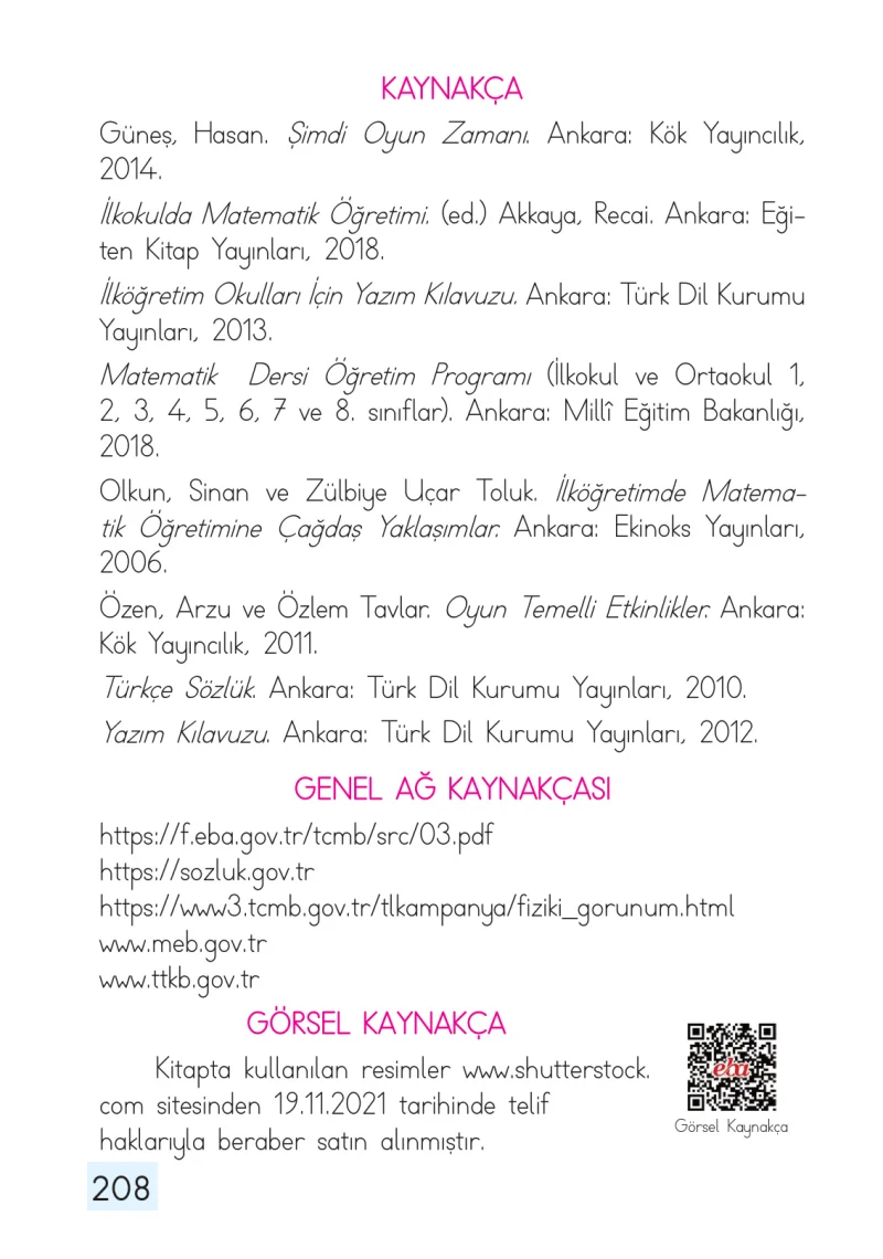 1. Sınıf Matematik Ders Kitabı Cevapları Dizin Yayıncılık Sayfa 208