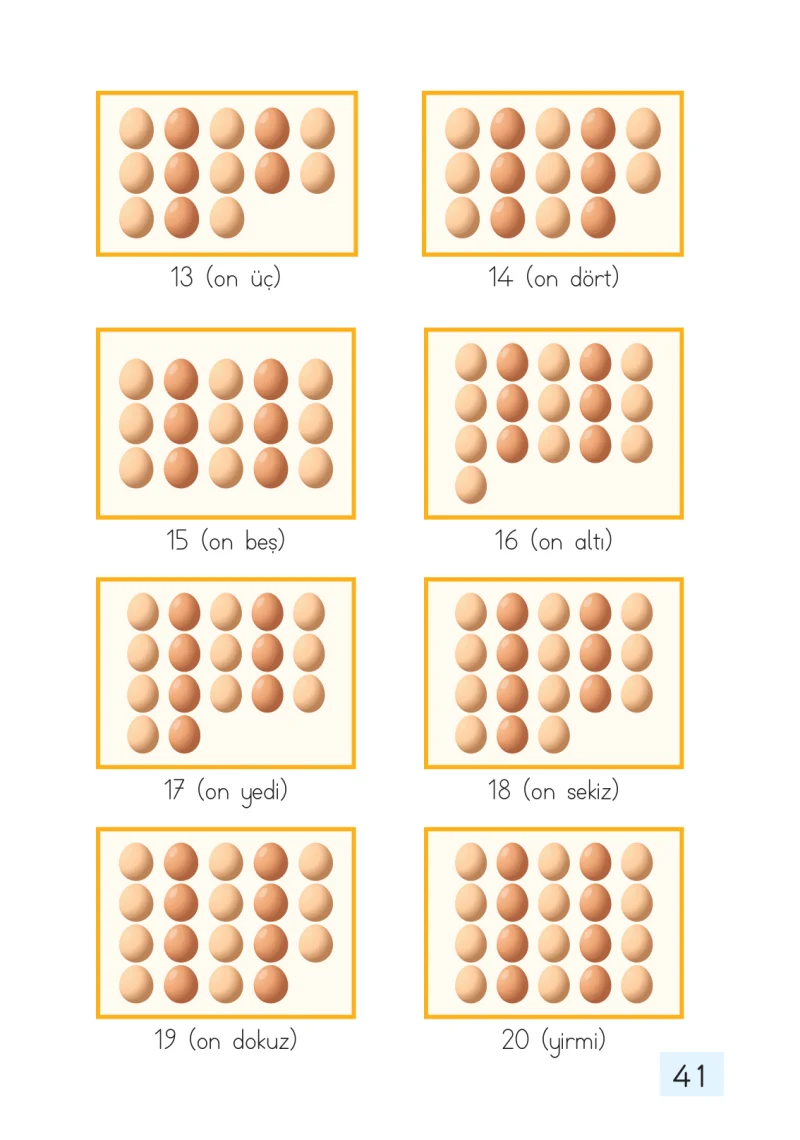 1. Sınıf Matematik Ders Kitabı Cevapları Dizin Yayıncılık Sayfa 41
