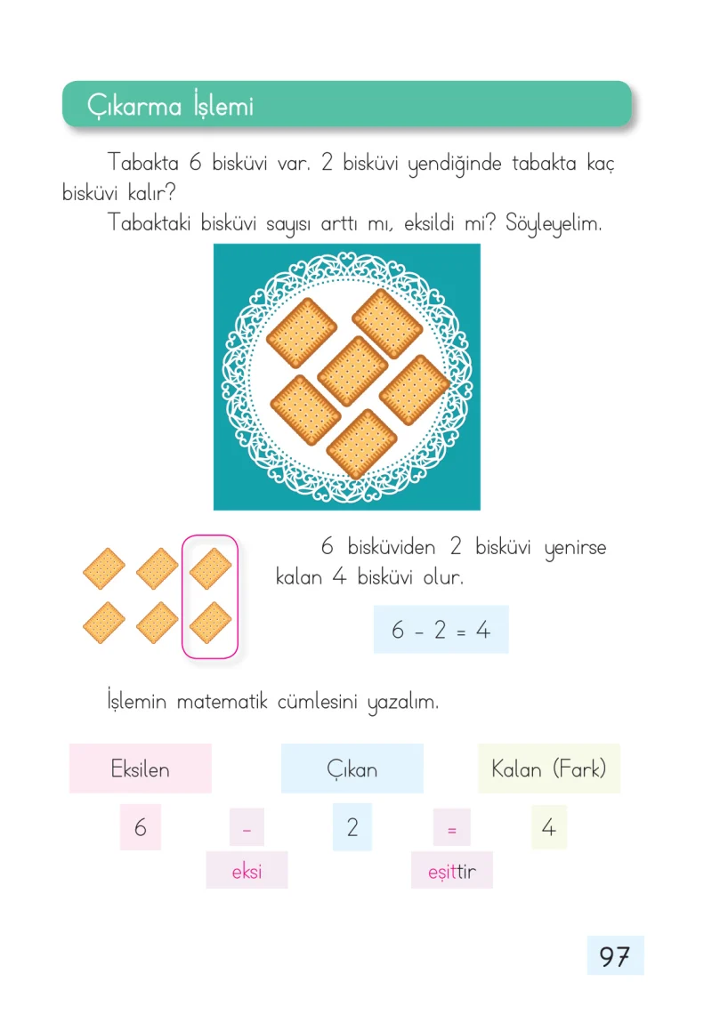 1. Sınıf Matematik Ders Kitabı Cevapları Dizin Yayıncılık Sayfa 97