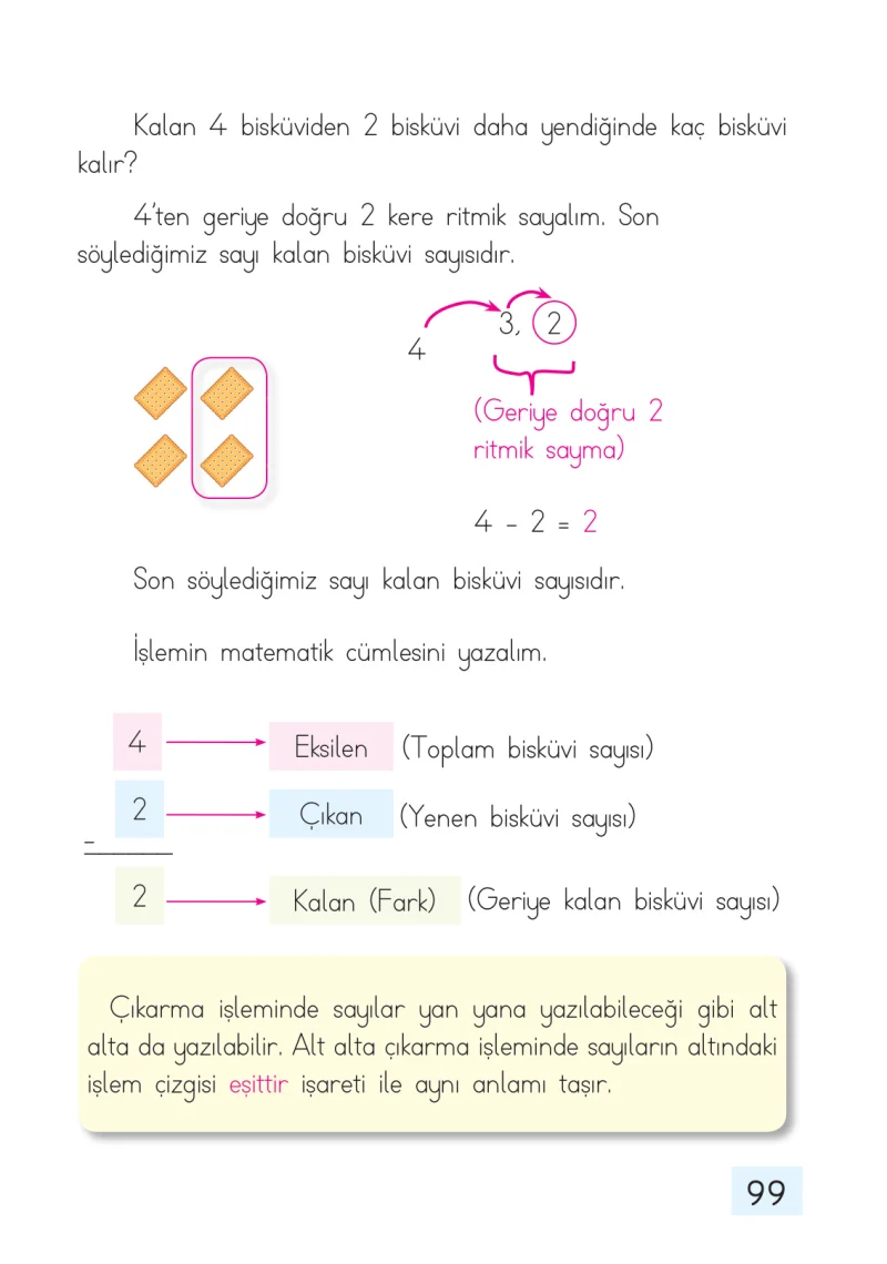 1. Sınıf Matematik Ders Kitabı Cevapları Dizin Yayıncılık Sayfa 99