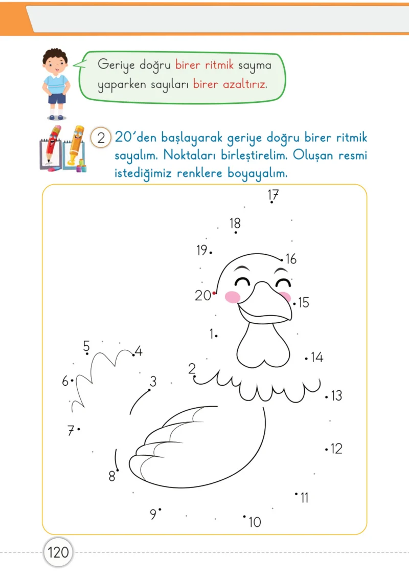 1. Sınıf Matematik Ders Kitabı Cevapları Meb Yayınları 1. Kitap Sayfa 120