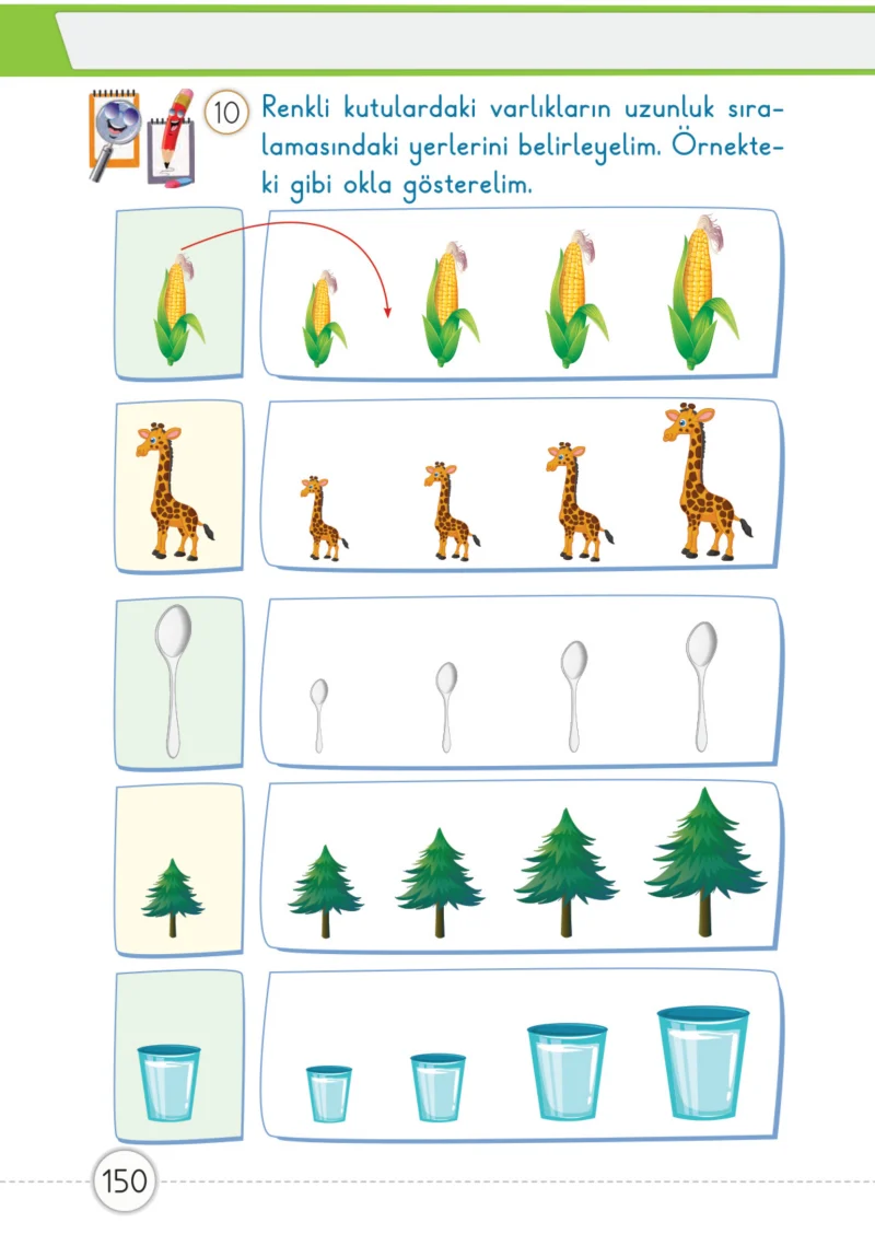 1. Sınıf Matematik Ders Kitabı Cevapları Meb Yayınları 1. Kitap Sayfa 150
