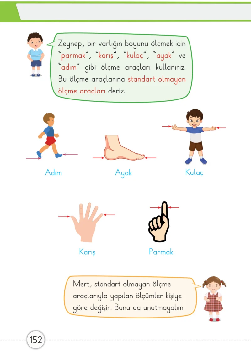 1. Sınıf Matematik Ders Kitabı Cevapları Meb Yayınları 1. Kitap Sayfa 152