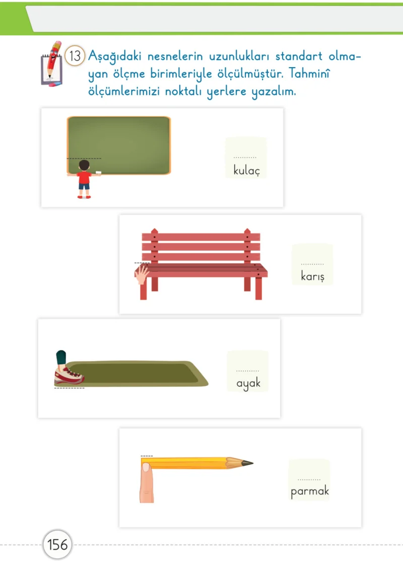 1. Sınıf Matematik Ders Kitabı Cevapları Meb Yayınları 1. Kitap Sayfa 156