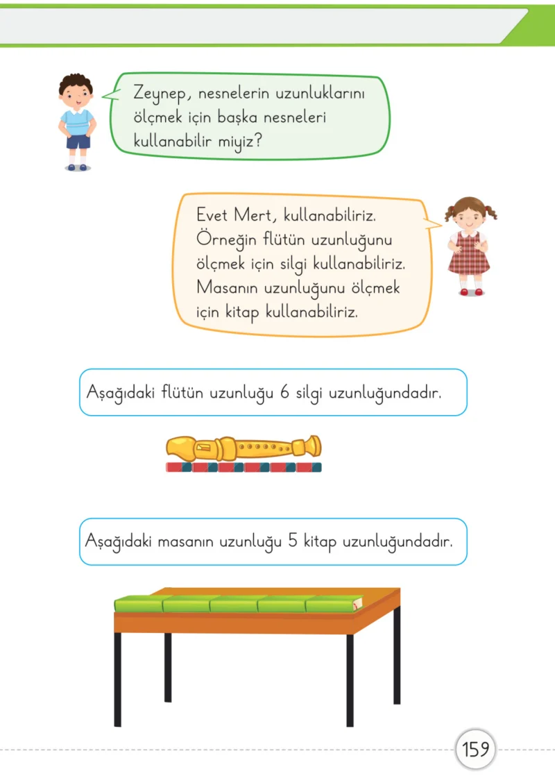 1. Sınıf Matematik Ders Kitabı Cevapları Meb Yayınları 1. Kitap Sayfa 159