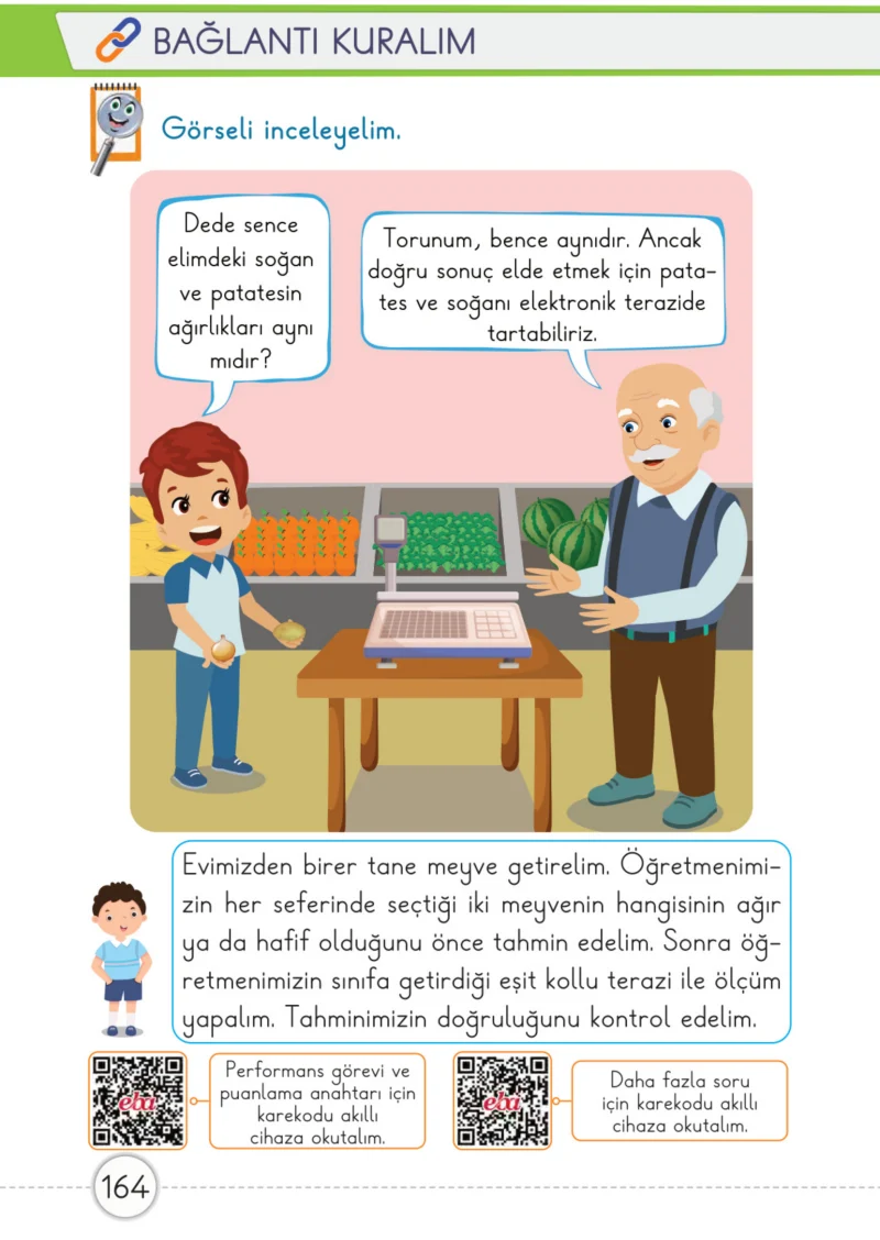 1. Sınıf Matematik Ders Kitabı Cevapları Meb Yayınları 1. Kitap Sayfa 164