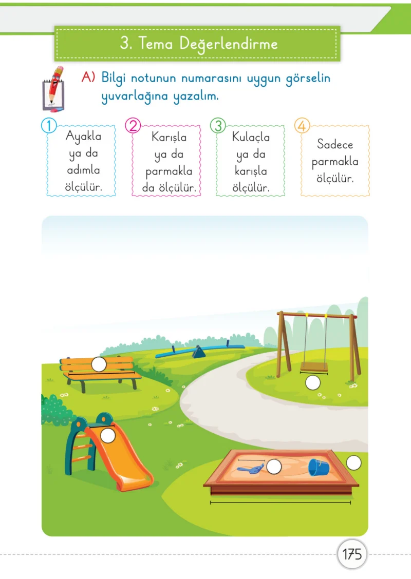 1. Sınıf Matematik Ders Kitabı Cevapları Meb Yayınları 1. Kitap Sayfa 175