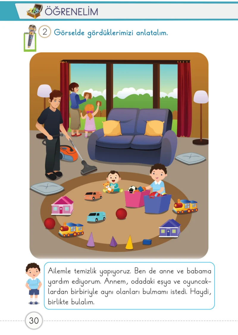 1. Sınıf Matematik Ders Kitabı Cevapları Meb Yayınları 1. Kitap Sayfa 30