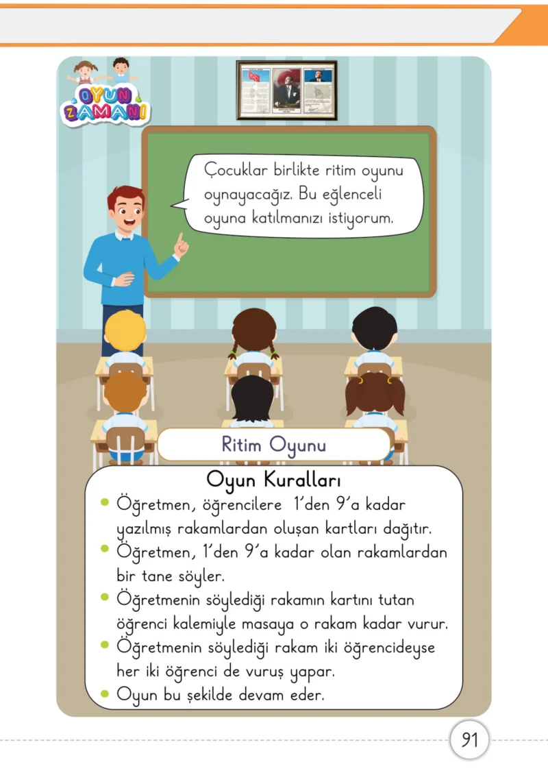 1. Sınıf Matematik Ders Kitabı Cevapları Meb Yayınları 1. Kitap Sayfa 91