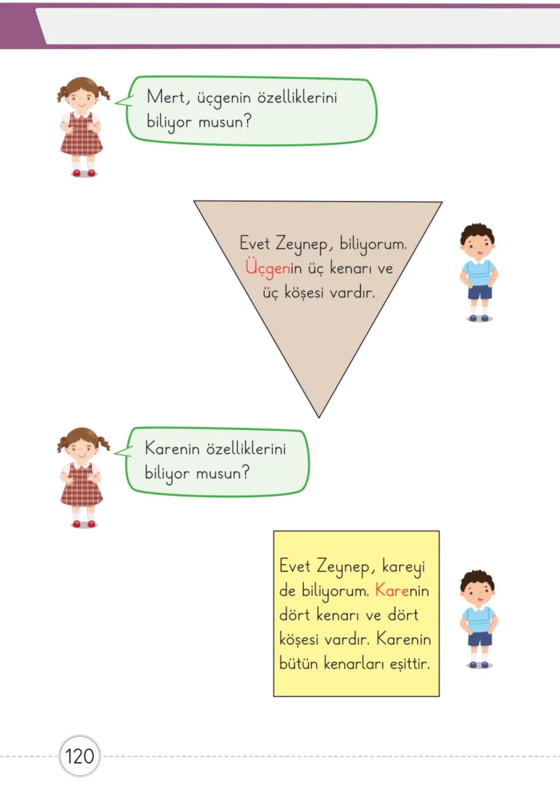 1. Sınıf Matematik Ders Kitabı Cevapları Meb Yayınları 2. Kitap Sayfa 120