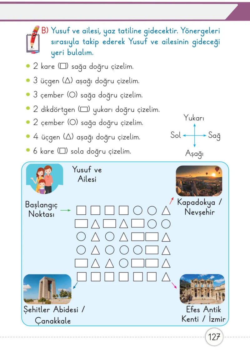 1. Sınıf Matematik Ders Kitabı Cevapları Meb Yayınları 2. Kitap Sayfa 127