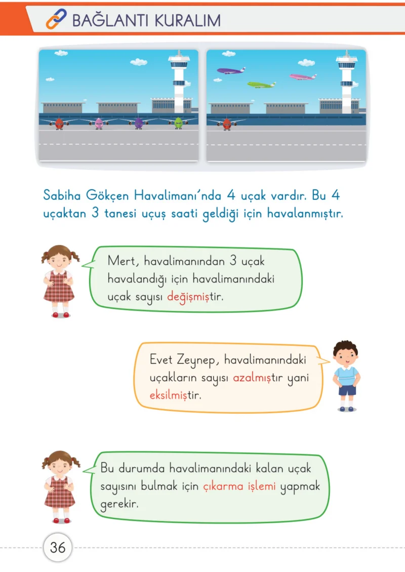 1. Sınıf Matematik Ders Kitabı Cevapları Meb Yayınları 2. Kitap Sayfa 36