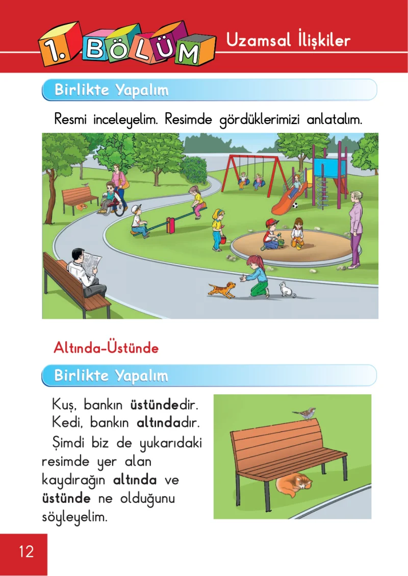 1. Sınıf Matematik Ders Kitabı Cevapları Meb Yayınları Sayfa 12
