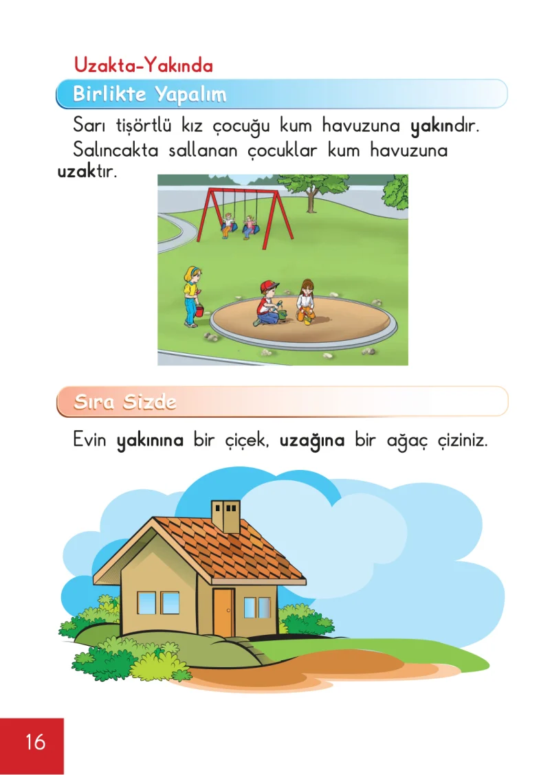 1. Sınıf Matematik Ders Kitabı Cevapları Meb Yayınları Sayfa 16