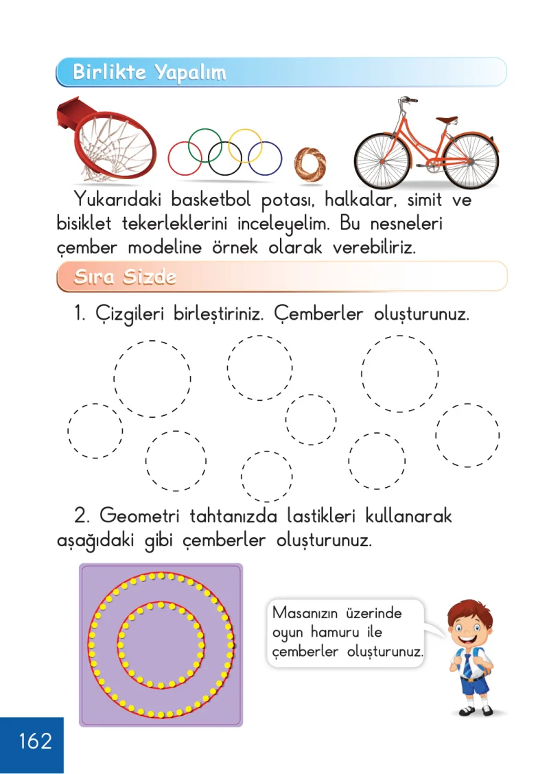 1. Sınıf Matematik Ders Kitabı Cevapları Meb Yayınları Sayfa 162