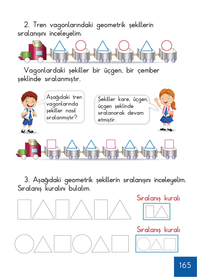 1. Sınıf Matematik Ders Kitabı Cevapları Meb Yayınları Sayfa 165