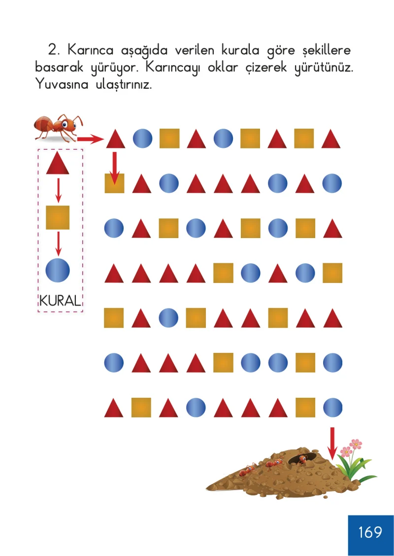 1. Sınıf Matematik Ders Kitabı Cevapları Meb Yayınları Sayfa 169