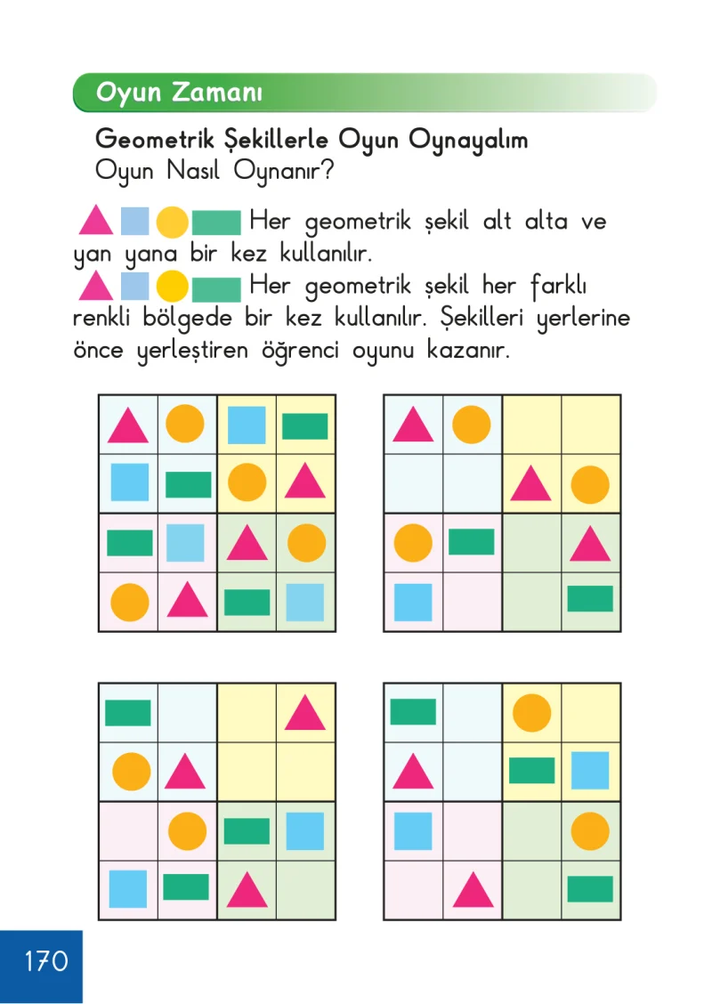 1. Sınıf Matematik Ders Kitabı Cevapları Meb Yayınları Sayfa 170