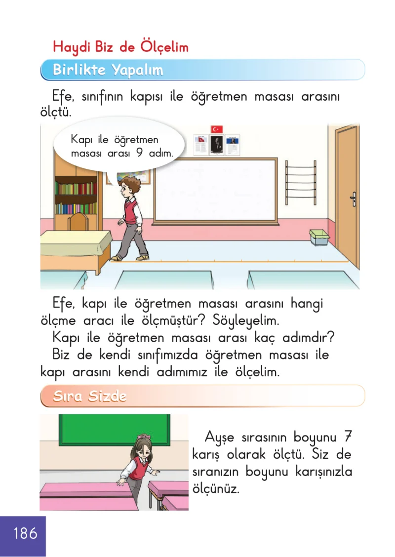 1. Sınıf Matematik Ders Kitabı Cevapları Meb Yayınları Sayfa 186