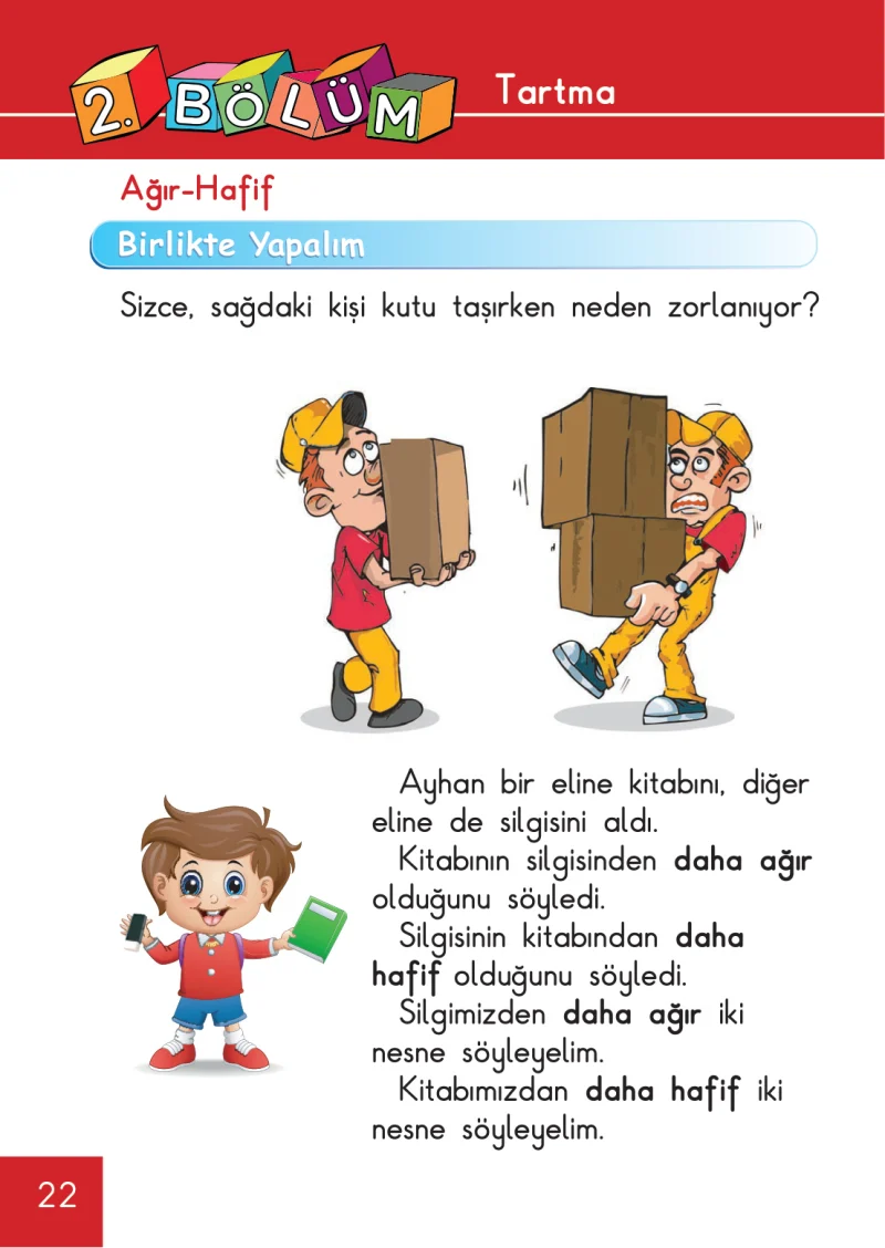 1. Sınıf Matematik Ders Kitabı Cevapları Meb Yayınları Sayfa 22