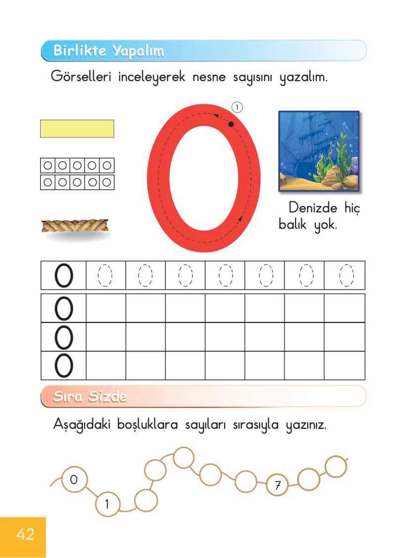 1. Sınıf Matematik Ders Kitabı Cevapları Meb Yayınları Sayfa 42
